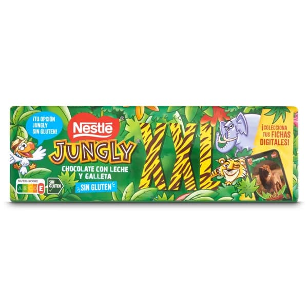 Chocolate con leche y galleta XXL Nestlé Jungly 235 g - 0.23 kg - Imagen del producto en Findit