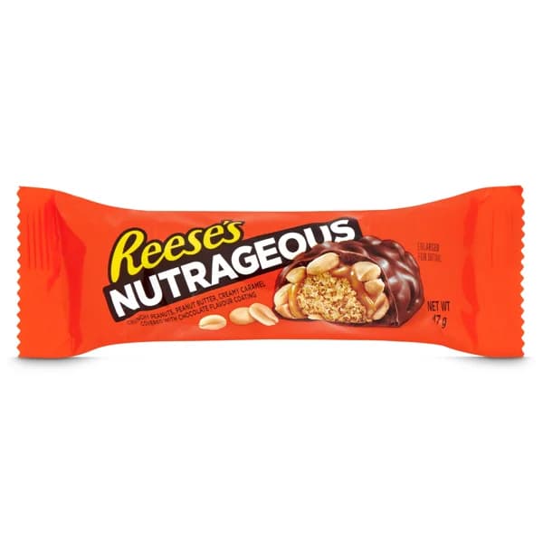 Barrita de chocolate con leche, cacahuete y caramelo nutrageous Reese's bolsa 47 g - 0.05 kg - Imagen del producto en Findit