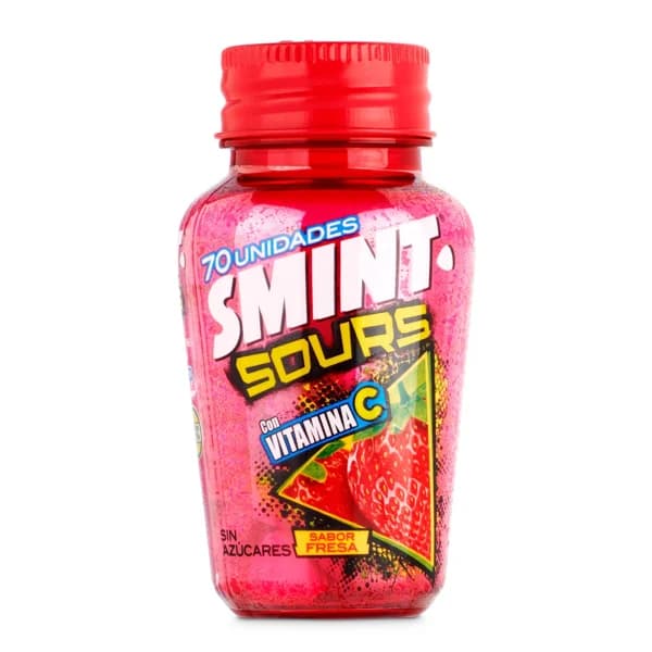 Caramelos sabor fresa con vitamina C Smint caja 49 g - 0.05 ud - Imagen del producto en Findit