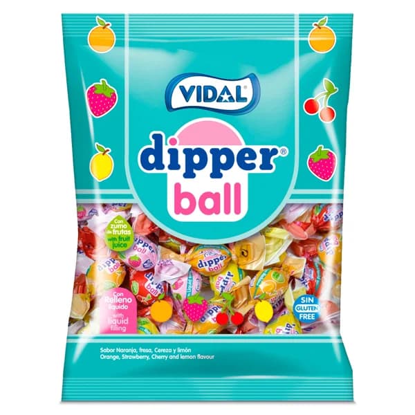 Caramelos masticables dipper ball Vidal bolsa 70 g - 0.07 kg - Imagen del producto en Findit
