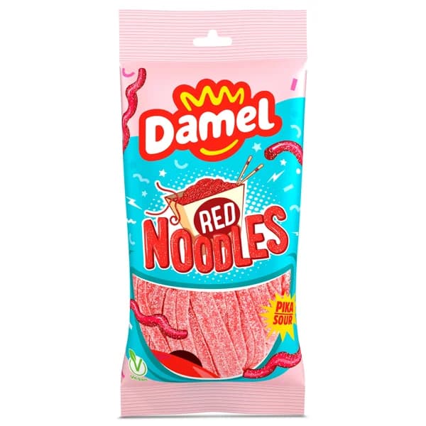 Golosinas red noodles Damel bolsa 200 g - 0.2 kg - Imagen del producto en Findit