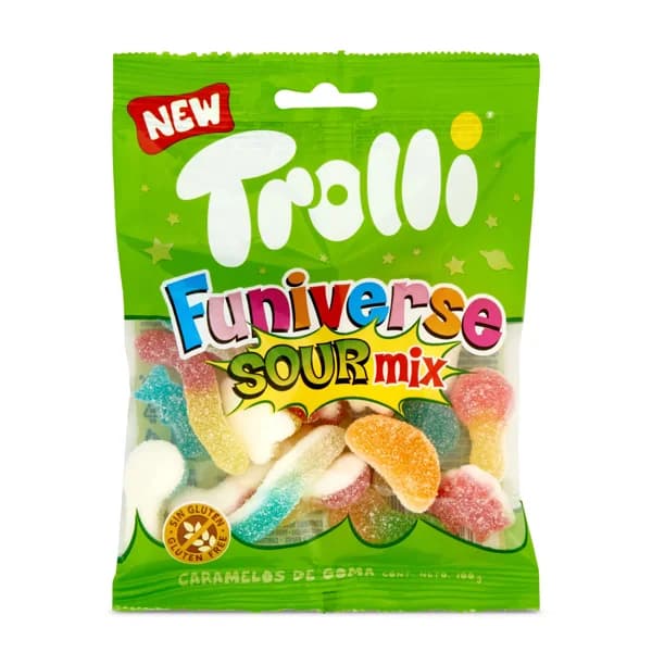 Golosinas funiverse mix Trolli bolsa 100 g - 0.1 kg - Imagen del producto en Findit