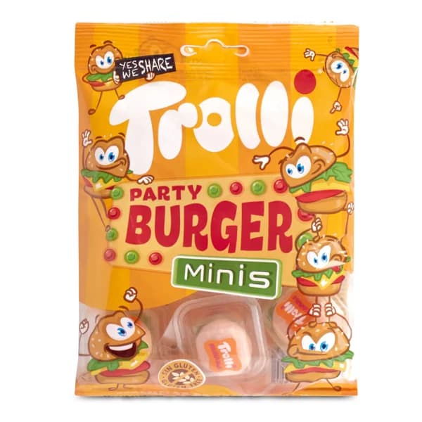Golosinas mini burger Trolli bolsa 50 g - 0.05 kg - Imagen del producto en Findit