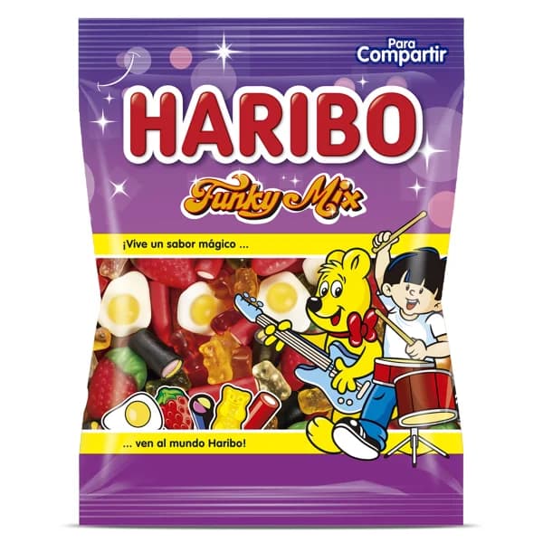 Golosinas funky mix Haribo bolsa 150 g - 0.15 kg - Imagen del producto en Findit