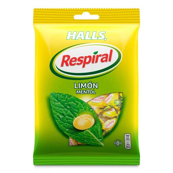 Caramelos de limón y mentol Respiral bolsa 150 g - 0.15 kg - Imagen del producto en Findit
