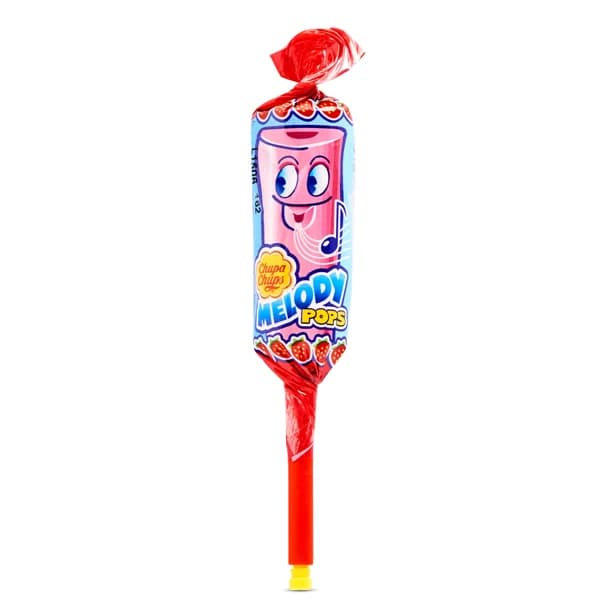 Caramelo con palo de fresa melody pops Chupa Chups 1 unidad - 1 ud - Imagen del producto en Findit