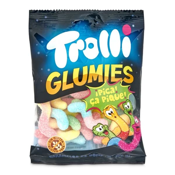 Golosinas gusanos ácidos Trolli bolsa 100 g - 0.1 ud - Imagen del producto en Findit