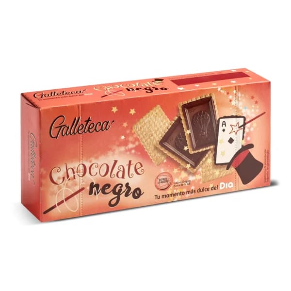 Galletas cubiertas de chocolate negro Galleteca de Dia caja 150 g - 0.15 kg - Imagen del producto en Findit