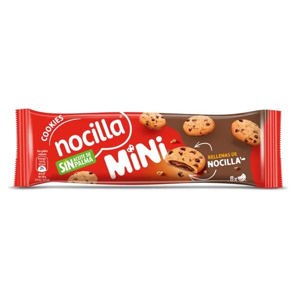 Mini galletas rellenas con crema de cacao Nocilla bolsa 64 g - 0.06 kg - Imagen del producto en Findit
