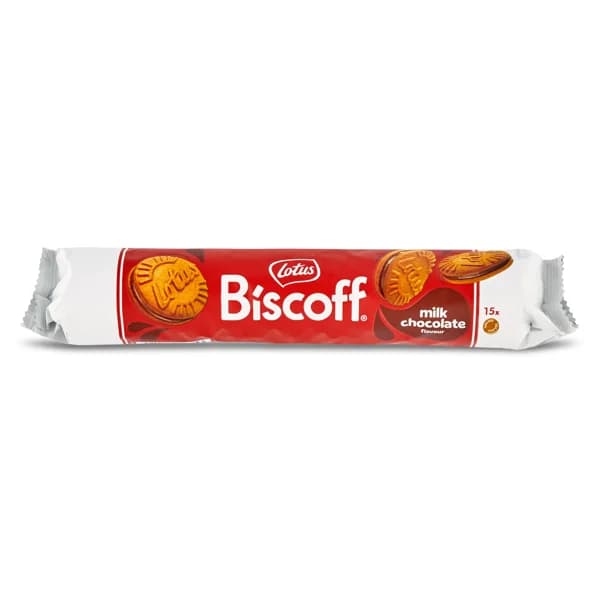 Galletas caramelizadas rellenas de chocolate Lotus Biscoff bolsa 150 g - 0.15 kg - Imagen del producto en Findit