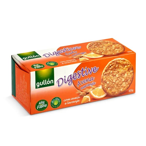 Galletas integral con avena y naranja Gullón caja 425 g - 0.42 kg - Imagen del producto en Findit