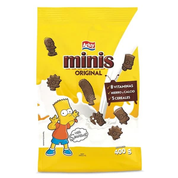 Mini galletas Los Simpsons Arluy bolsa 400 g - 0.4 kg - Imagen del producto en Findit