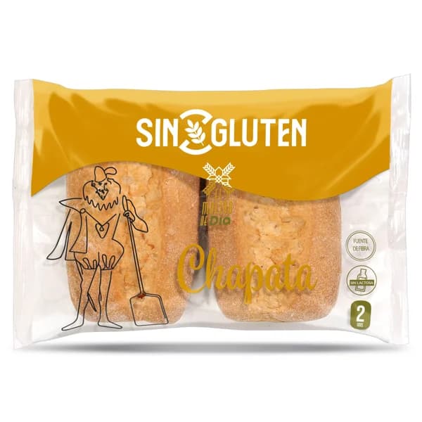 Chapata sin gluten El molino de Dia bolsa 120 g - 0.12 kg - Imagen del producto en Findit