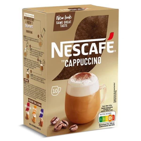 Cafe capuccino Nescafé caja 140 g - 0.14 kg - Imagen del producto en Findit