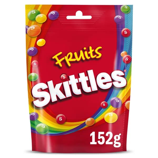 Caramelos masticables sabor fruta ácida fruits Skittles bolsa 152 g - 0.15 kg - Imagen del producto en Findit