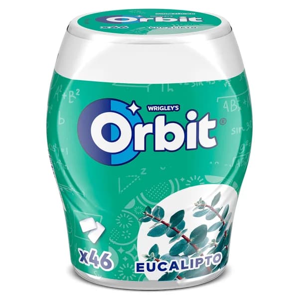 Chicles sabor eucalipto Orbit bote 46 unidades - 47 ud - Imagen del producto en Findit
