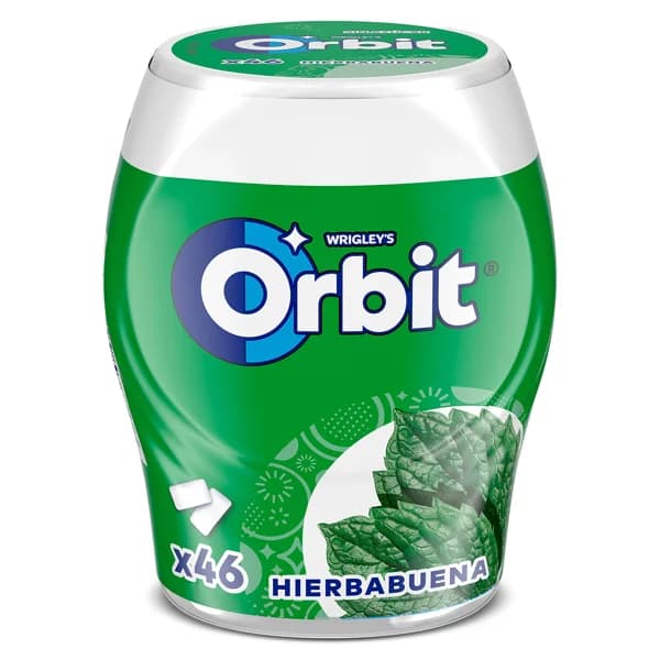 Chicles sabor hierbabuena Orbit bote 46 unidades - 47 ud - Imagen del producto en Findit