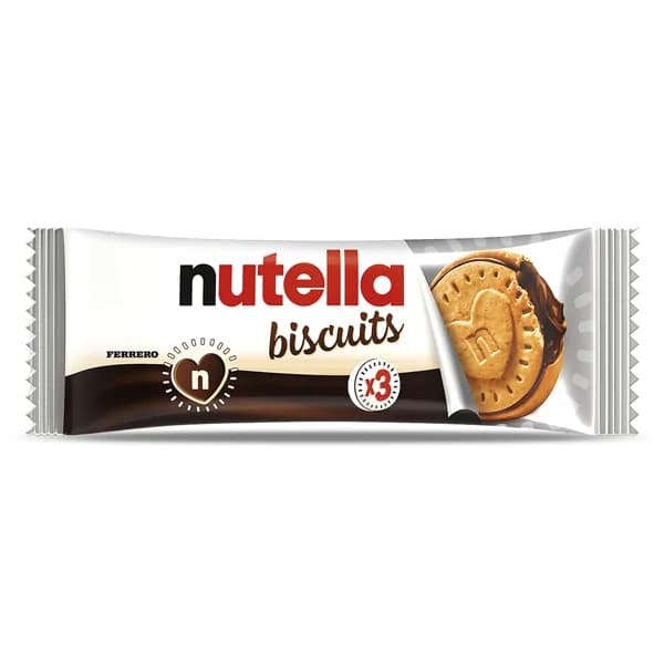 Galletas rellenas de crema de cacao y avellanas Nutella bolsa 41 g - 1 ud - Imagen del producto en Findit