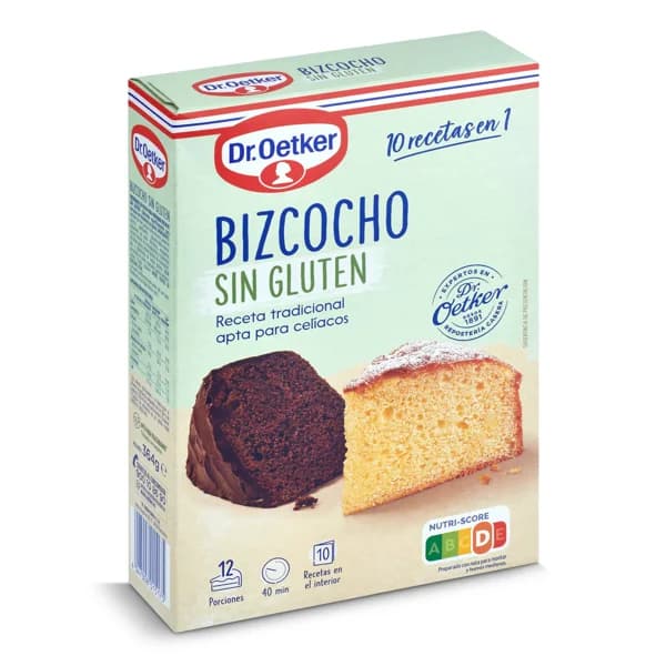 Preparado para bizcocho sin gluten Dr. Oetker caja 410 g - 0.41 kg - Imagen del producto en Findit