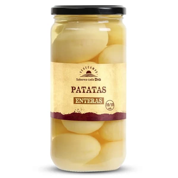 Patatas cocidas enteras Vegecampo de Dia frasco 400 g - 0.4 kg - Imagen del producto en Findit