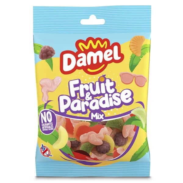 Gominolas fruit & paradise mix Damel bolsa 135 g - 0.13 kg - Imagen del producto en Findit