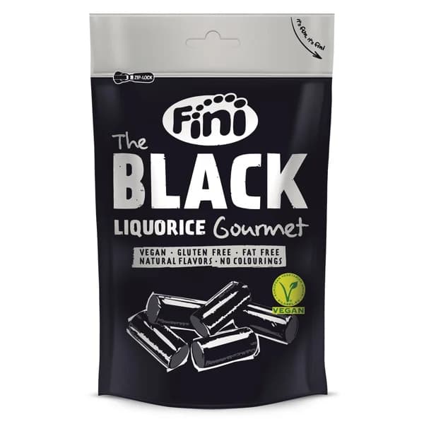 Regaliz negro gourmet Fini bolsa 180 g - 0.18 kg - Imagen del producto en Findit
