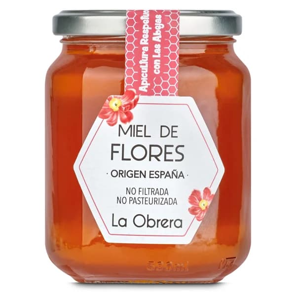 Miel de flores La obrera frasco 500 g - 1 ud - Imagen del producto en Findit