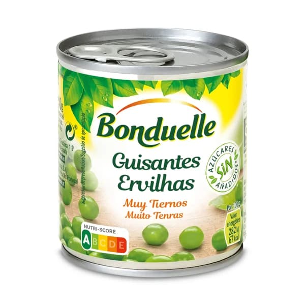 Guisantes muy finos Bonduelle lata 140 g - 0.14 kg - Imagen del producto en Findit