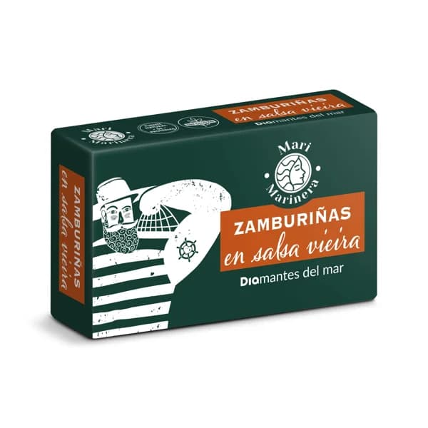 Zamburiñas en salsa vieira Mari Marinera de Dia lata 63 g - 0.06 kg - Imagen del producto en Findit