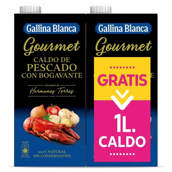 Caldo de pescado gourmet Gallina Blanca brik 1 l - 1 l - Imagen del producto en Findit