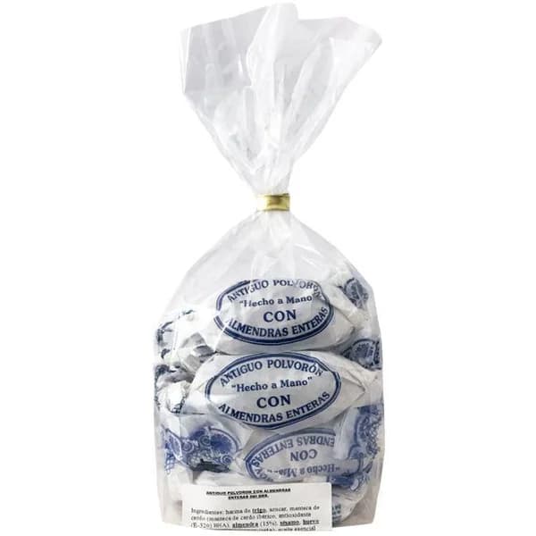 Polvorón con almendras enteras LA ESTEPEÑA, bolsa 240 g - 1 ud - Imagen del producto en Findit