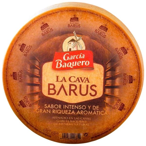 Queso curado cava Barus GARCIA BAQUERO, al corte, compra mínima 250 g - 0.25 kg - Imagen del producto en Findit