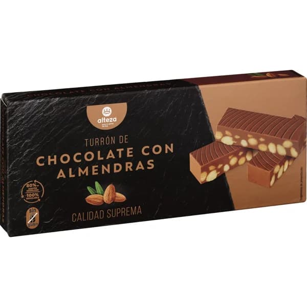 Turrón Chocolate Almendras - 1 ud - Imagen del producto en Findit