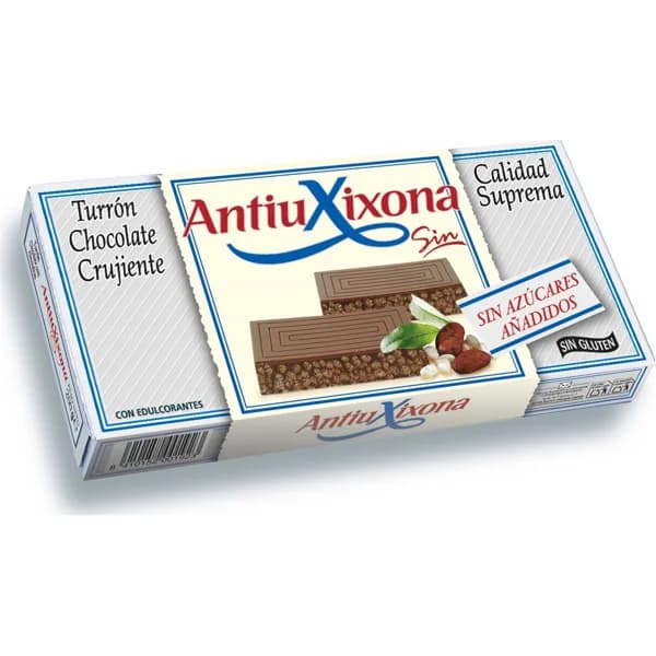 Turron Chocolate Crujiente Sin Azucar - 1 ud - Imagen del producto en Findit