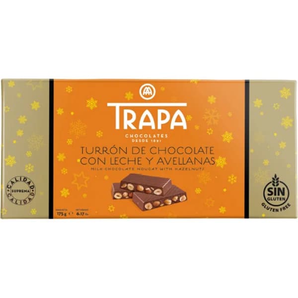 Turron Leche Con Avellanas - 1 ud - Imagen del producto en Findit