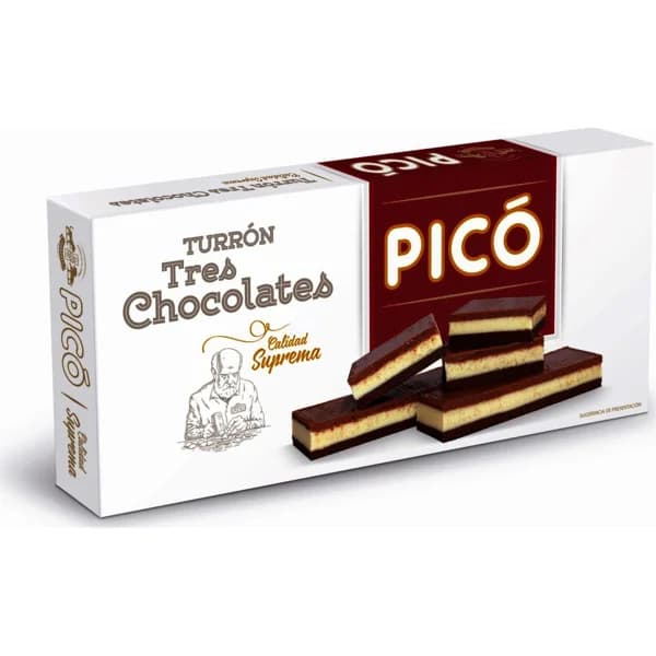 Turron Tres Chocolates - 1 ud - Imagen del producto en Findit