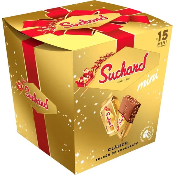 Turrón de chocolate en mini porciones Suchard 192 g. - 1 ud - Imagen del producto en Findit