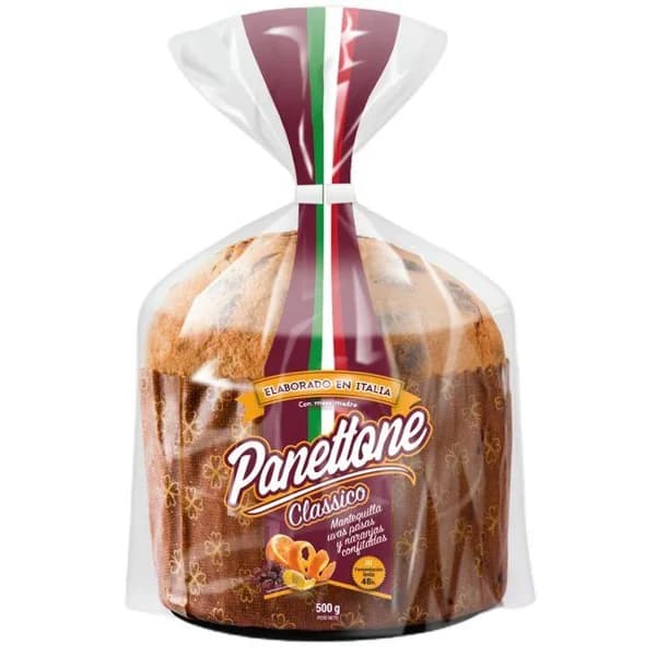 Panettone de mantequilla y fruta EUGOBA, 1 ud, 500 g - 1 ud - Imagen del producto en Findit