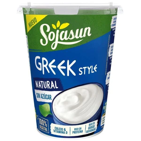 Griego natural SOJASUN, tarrina 400 g - 1 ud - Imagen del producto en Findit