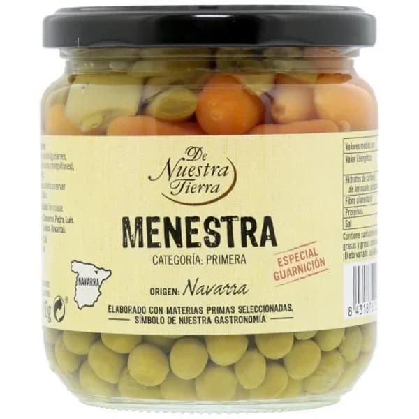 Menestra de verduras De Nuestra Tierra 210 g. - 0.21 kg - Imagen del producto en Findit