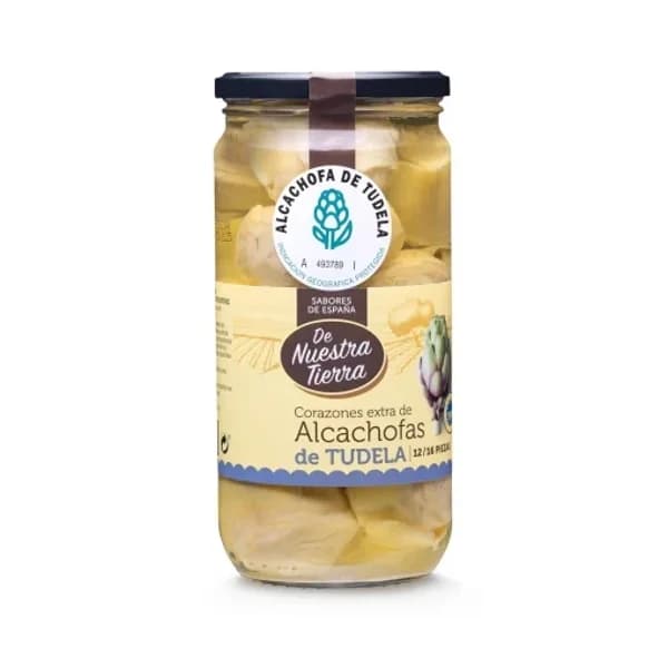 Corazones de alcachofas de Tudela De Nuestra Tierra 400 g. - 0.4 kg - Imagen del producto en Findit