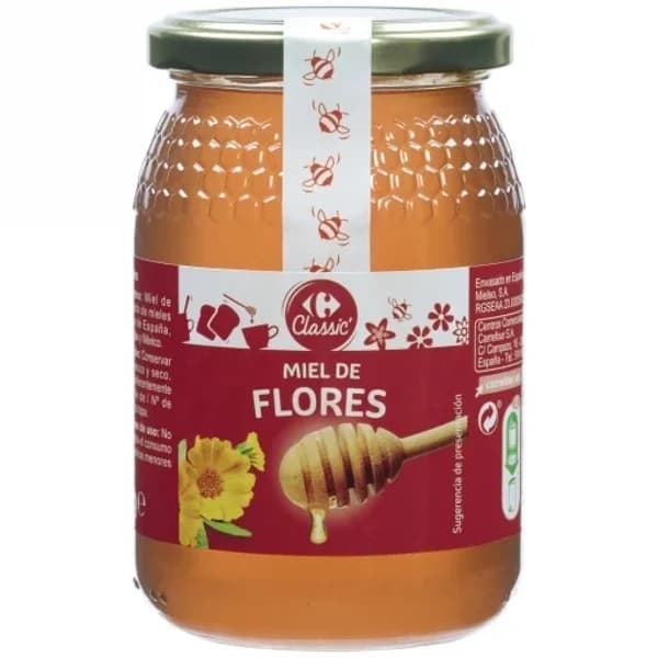 Miel de flores Carrefour Classic 500 g. - 0.5 kg - Imagen del producto en Findit