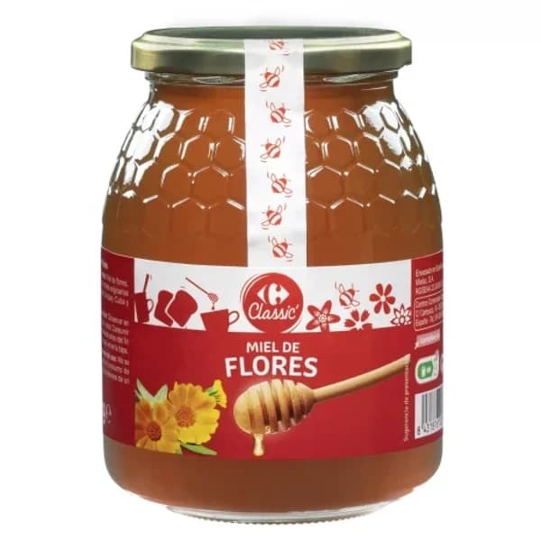 Miel de flores Carrefour Classic 1 kg. - 1 kg - Imagen del producto en Findit