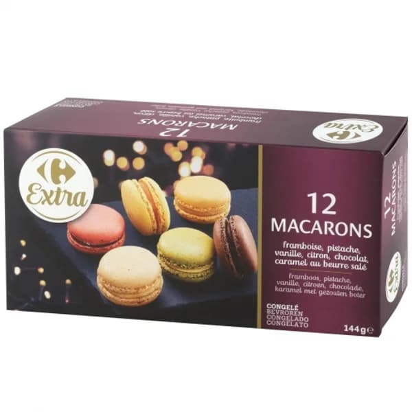 Macarons Carrefour Extra 144 g. - 1 ud - Imagen del producto en Findit