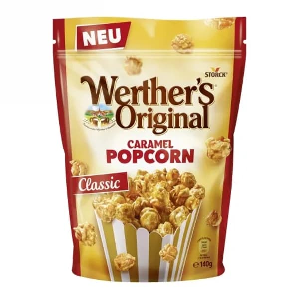 Palomitas caramel Popcorn Werther´s Original 140 g. - 0.14 kg - Imagen del producto en Findit