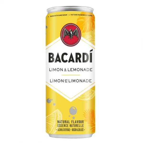Ron Bacardí limón lata 25 cl. - 0.25 l - Imagen del producto en Findit