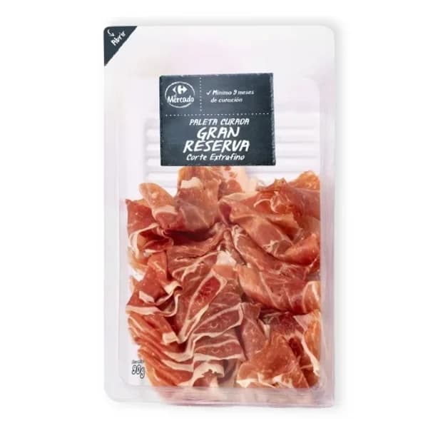 Paleta Gran Reserva en lonchas Carrefour El Mercado 90 g - 0.09 kg - Imagen del producto en Findit