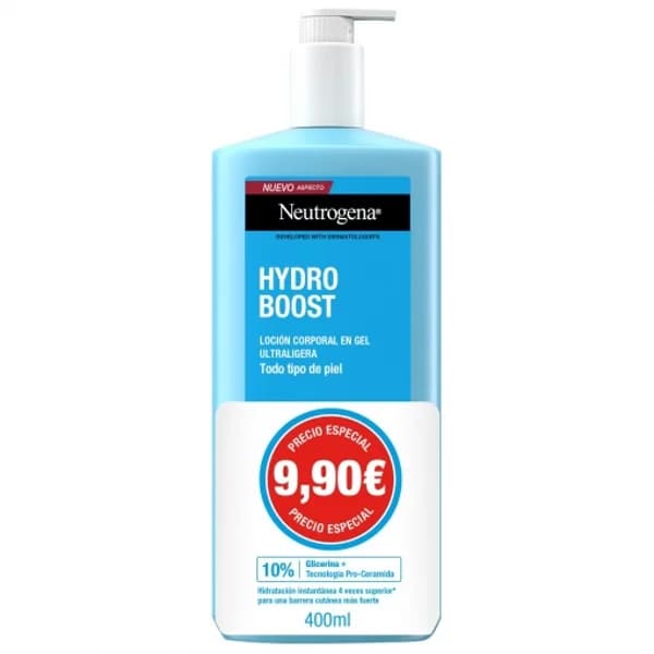 Loción en gel ultraligera para todo tipo de piel Hydro Boost Neutrogena 400 ml. - 0.4 l - Imagen del producto en Findit