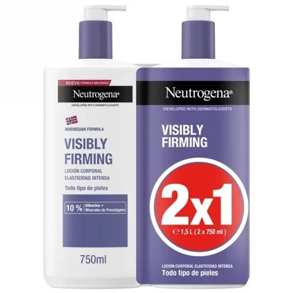 Loción visiblemente reafirmante para todo tipo de pieles Neutrogena 2 unidades de 750 ml. - 0.75 l - Imagen del producto en Findit