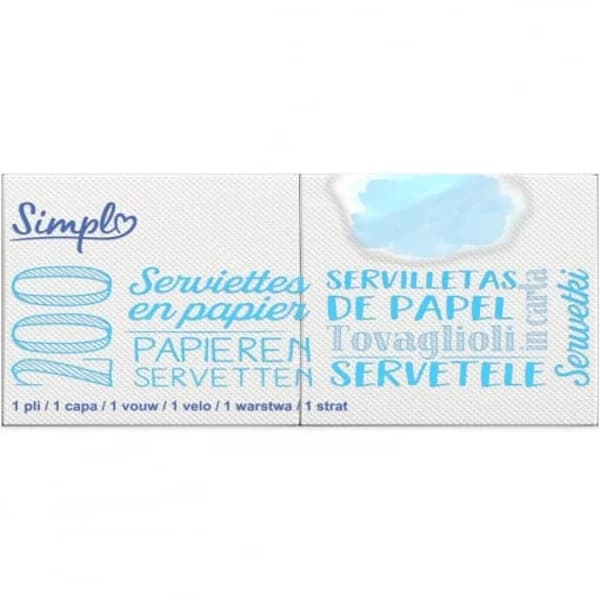 Servilletas 1 Capa 200 ud SIMPL - 1 ud - Imagen del producto en Findit